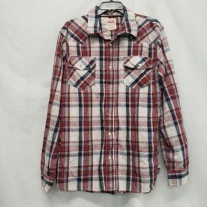 Levi's Modern Button front Shirt Men Size Large